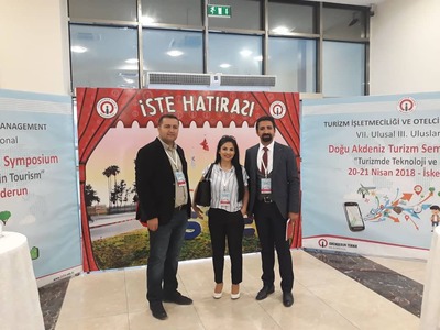 Hocalarımız VII. Ulusal III. Uluslararası Doğu Akdeniz Turizm Sempozyumu'nda