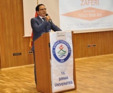 Müdürümüzün Çanakkale Zaferi ile İlgili Konferansı