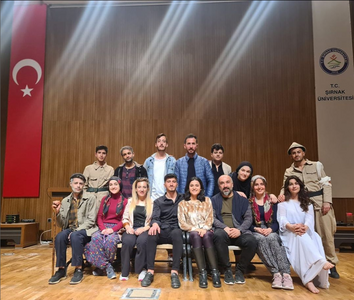 Öğrencilerimiz tiyatro dalında Şırnak ikincisi oldular.