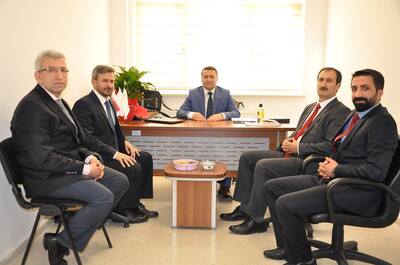 Rektörümüzden Yeni Atanan Öğretim Üyelerimize Tebrik Ziyareti