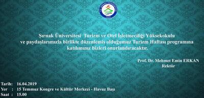 Turizm Haftası Etkinliği