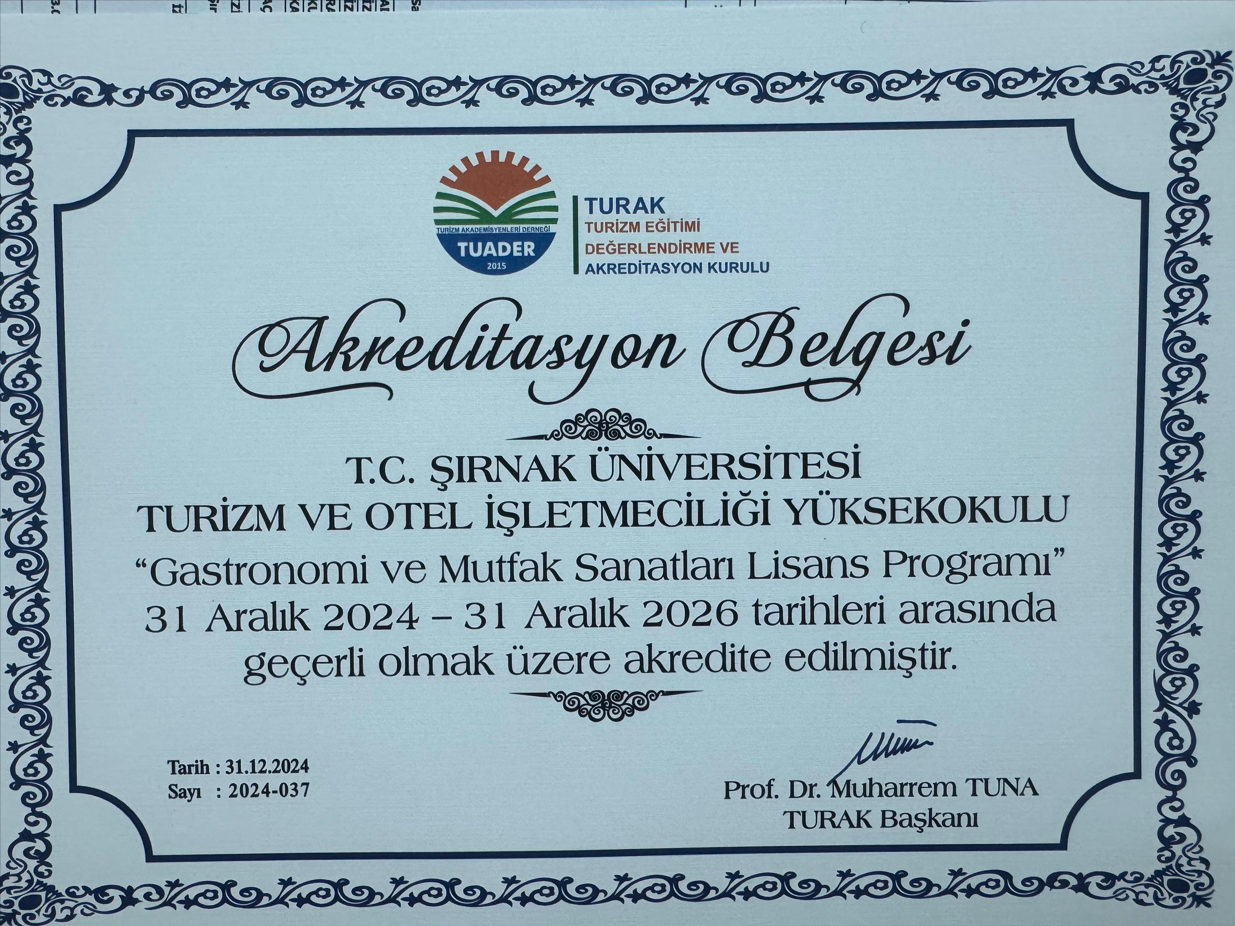 Turizm Ve Otel İşletmeciliği Yüksekokulu